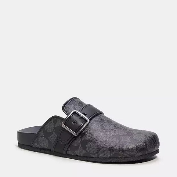 Coach Benjamin Clog In Signature Canvas - Picture 1 of 3